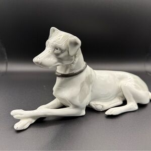 Dog Lovers! Greyhound Porcelain Figurine